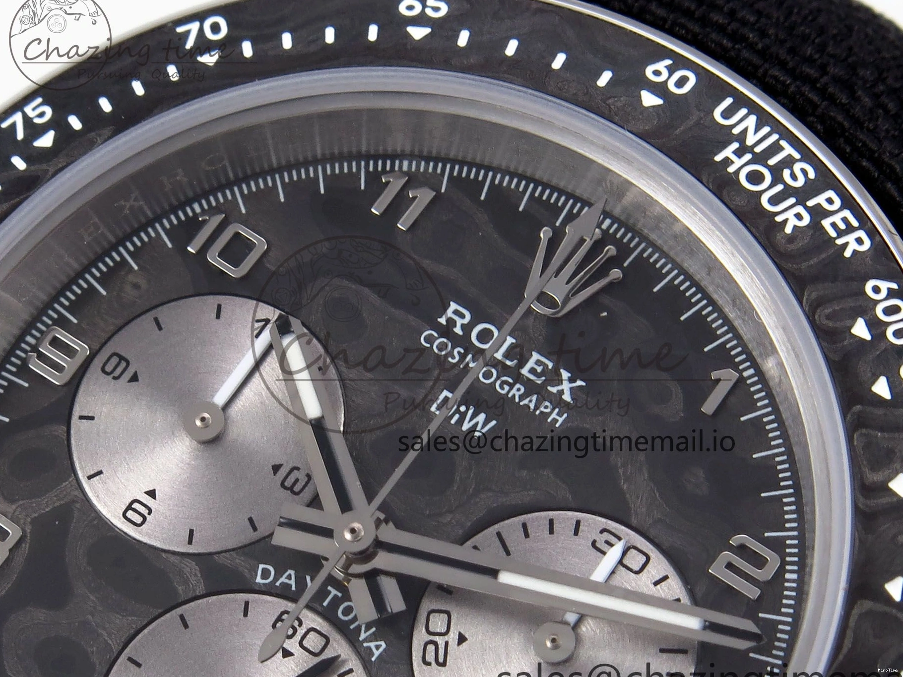 MiroTime 0321 Daytona EXCEPTIONAL-1 DIWF Best Edition Gray Dial on Black Nylon Strap SH Vibrant 1010